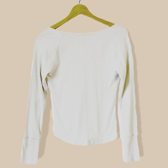 Mac and Me Cotton Ribbed Henley (S P) - Picture 3 of 5